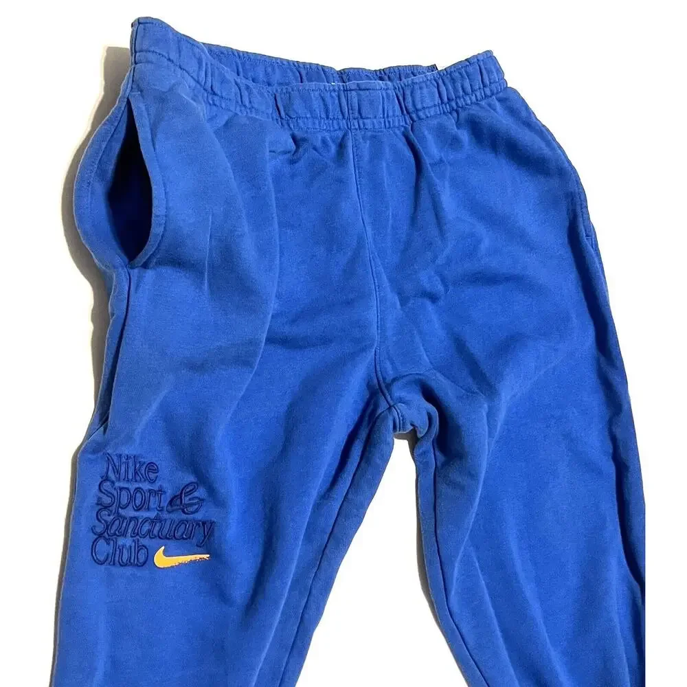 Nike Sport Sanctuary Club Jogger Pants FJ1686 480 Size L Large Blue Cotton Blend